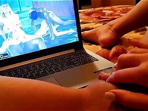 I Love to Keep in view Porn until I Cum in my Binding