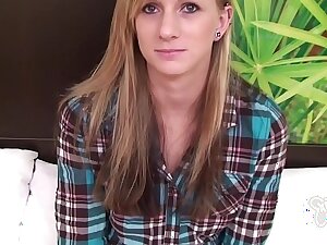 Brand New Blonde 18 Yr Old Gets Creampied