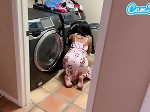 Fucked my step-sister while doing laundry