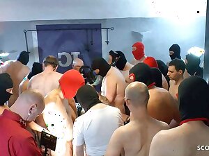 Pussy Full be useful to Sperm - German Creampie Bukkake Gangbang
