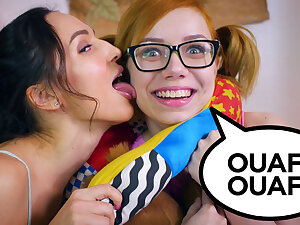 2 naughty girls from the park agree to have triple diversion